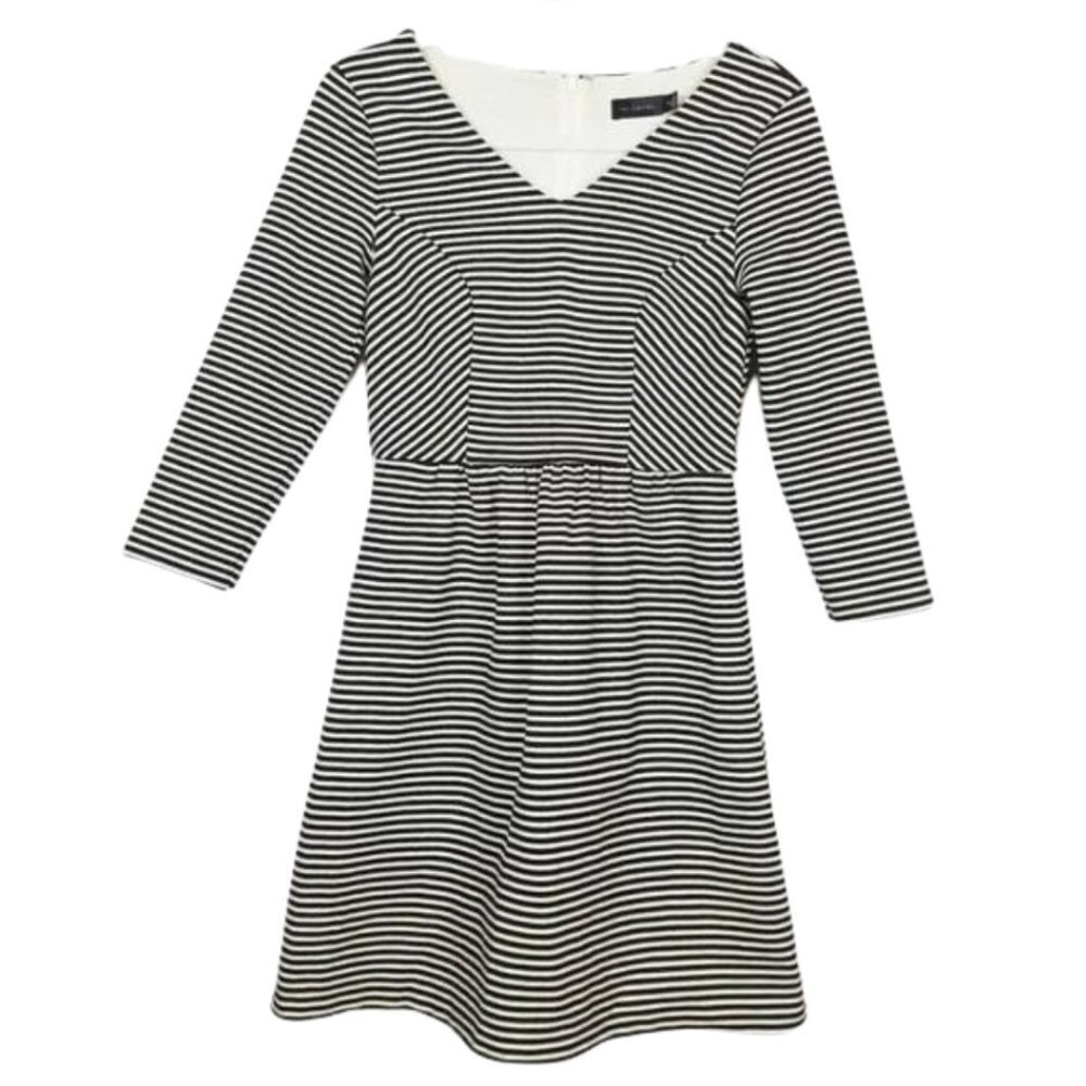 The Limited Black and White Striped Ponte …